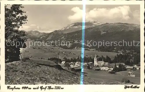 Riezlern Kleinwalsertal Vorarlberg mit Hochifen Kat. Mittelberg