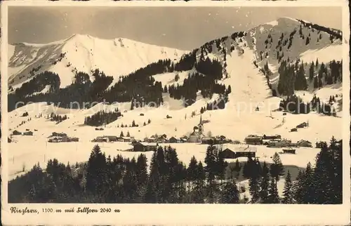 Riezlern Kleinwalsertal Vorarlberg mit Fellhorn Kat. Mittelberg