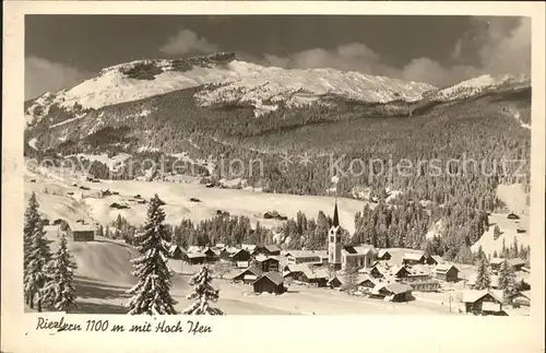 Riezlern Kleinwalsertal Vorarlberg mit Hoch Ifen Kat. Mittelberg