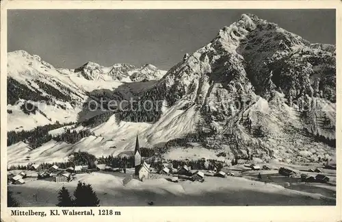 Mittelberg Kleinwalsertal Panorama Kat. Oesterreich