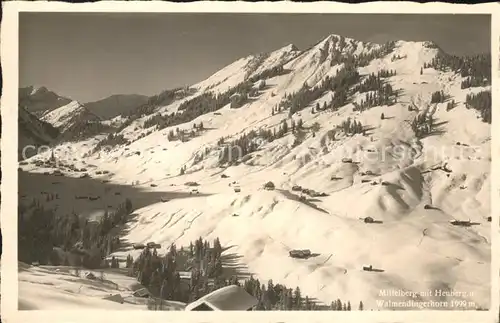 Mittelberg Kleinwalsertal Walmendinger Horn Kat. Oesterreich