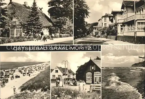 Graal-Mueritz Ostseebad Strand Strasse Kate / Seeheilbad Graal-Mueritz /Bad Doberan LKR