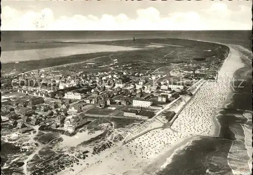 Wangerooge Nordseebad Fliegeraufnahme Kat. Wangerooge