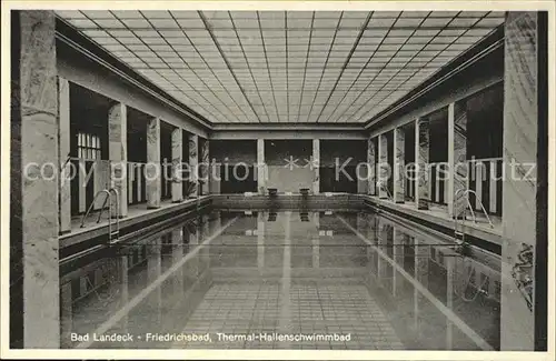 Bad Landeck Friedrichsbad Thermalbad Hallenschwimmbad Kat. Polen