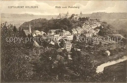 Kyllburg Rheinland Pfalz Blick vom Annaberg Kat. Kyllburg