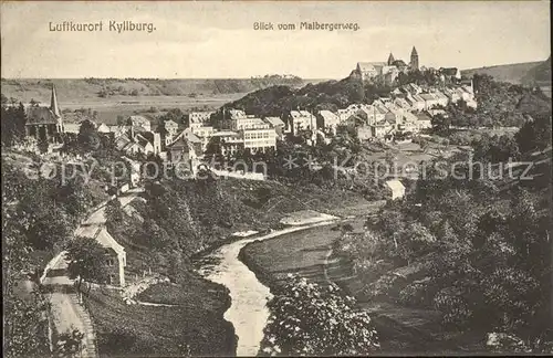 Kyllburg Rheinland Pfalz Blick vom Malbergerweg Kat. Kyllburg