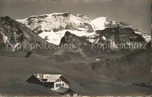 Adelboden Berghotel Hahnenmoos Pass Wildstrubel Berner Alpen Kat. Adelboden