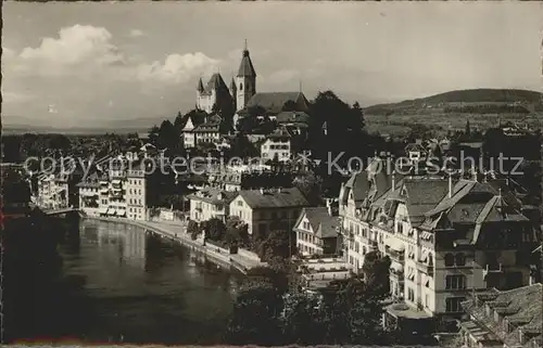 Thun BE Altstadt Kirche Schloss Thunersee Kat. Thun