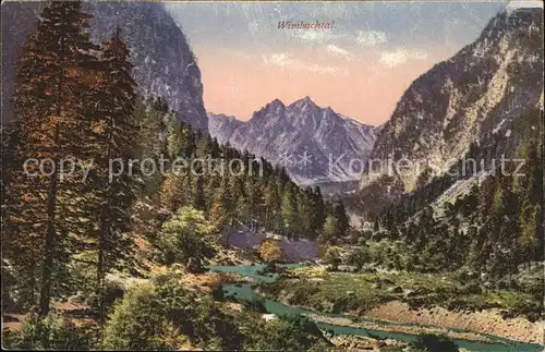 Wimbachtal  Kat. Berchtesgaden