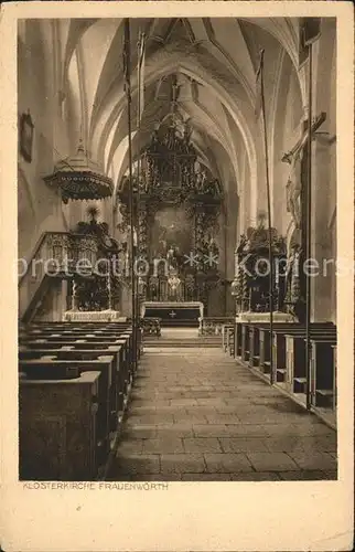 Frauenwoerth Chiemsee Klosterkirche Kat. Chiemsee