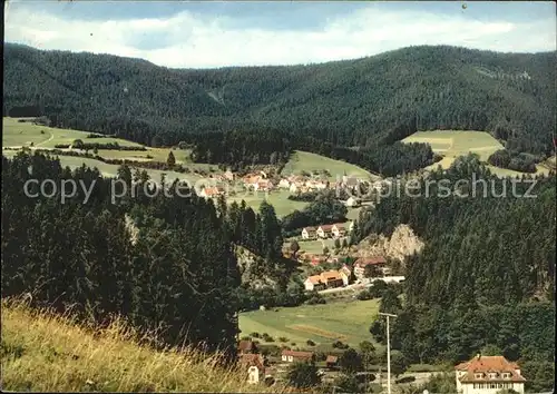 Schwarzenberg Murgtal Luftkurort Hotel Cafe Sackmann Kat. Baiersbronn