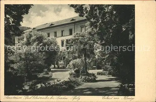 Bad Gleisweiler Sanatorium / Gleisweiler /Suedliche Weinstrasse LKR