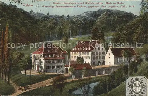 Wyhlen Pension Himmelspforte und Wallfahrtskirche Maria im Buchs Kat. Grenzach Wyhlen