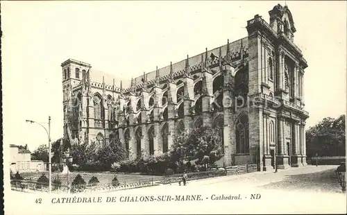 Chalons sur Marne Ardenne Cathedrale Kat. Chalons en Champagne