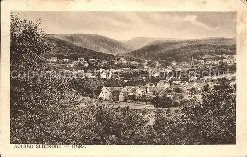 Suderode Bad Totalansicht Kat. Quedlinburg