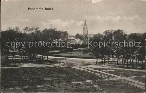 Rolde Panorama met Kerk Kirche