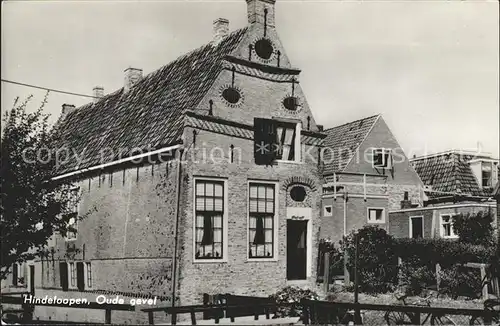 Hindeloopen Oude gevel Kat. Niederlande