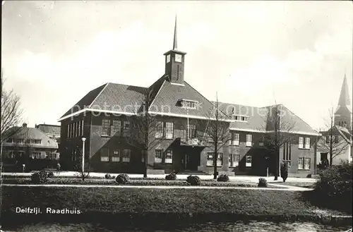 Delfzijl Raadhuis Rathaus Kat. Niederlande