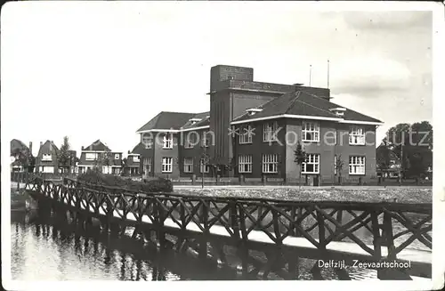 Delfzijl Zeevaartschool Kat. Niederlande