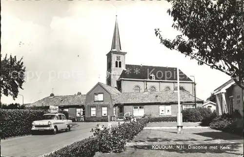 Koudum NH Diaconie met Kerk Kirche