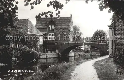 Winsum De Boog Brug Bruecke