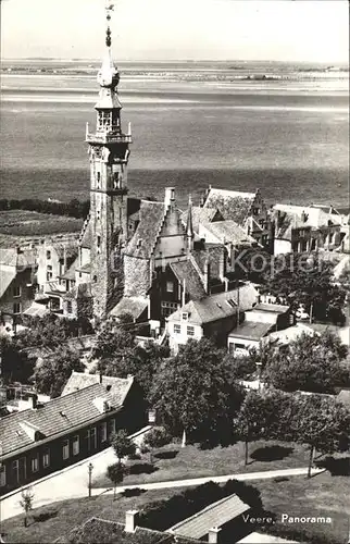 Veere Panorama Historisches Rathaus Kat. Niederlande