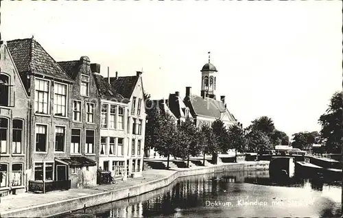 Dokkum Kleindiep mit Stadhuis Rathaus