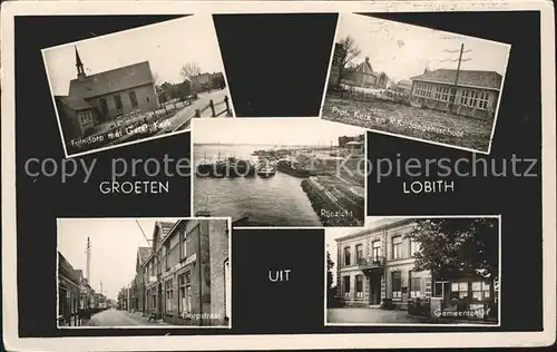 Lobith Tuindorp Kerk Jongensschool Gemeentehuis Dorpstraat Rijnzicht