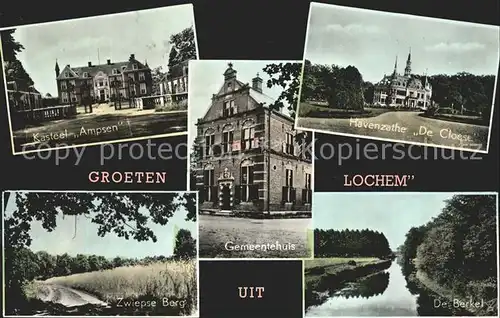 Lochem Kasteel Ampsen Havenzathe De Cloese Berkel Gemeetehuis Zwiepse Berg