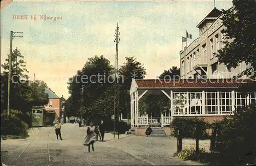 Beek Ubbergen Strassenansicht Strassenbahn / Nijmegen /