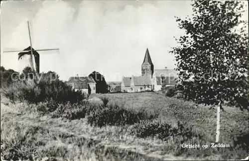 Zeddam Kirche Muehle Kat. Montferland