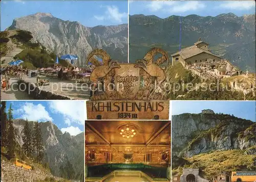 Kehlsteinhaus Terrasse Lattengebirge  Kat. Berchtesgaden