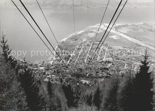 Cardada Blick auf Locarno Seilbahn Kat. Locarno