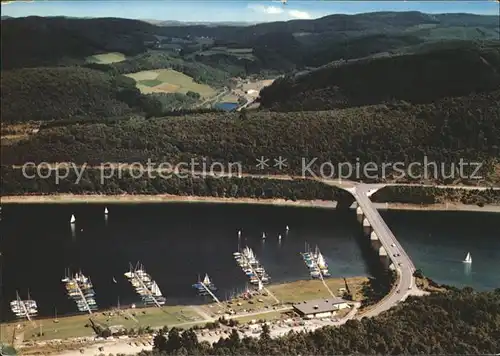 Biggesee Fliegeraufnahme Olper Yachthafen Sonderner Talbruecke Kat. Olsberg