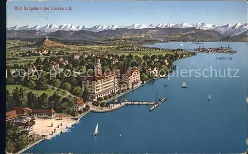 Bad Schachen Lindau Totalansicht Kat. Lindau (Bodensee)