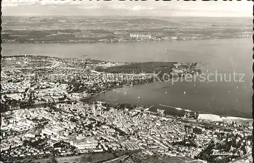 Konstanz Bodensee Fliegeraufnahme Kat. Konstanz