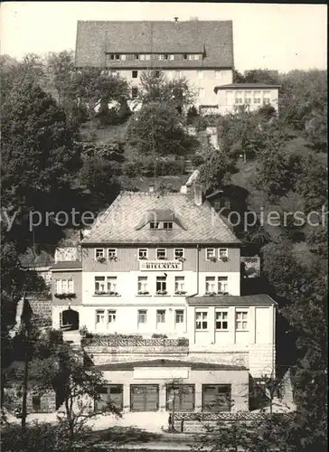 Bielatal FDGB Erholungsheim Kat. Pirna