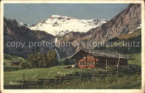 Adelboden Wildstrubel Entschligfaelle Kat. Adelboden