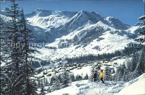 Adelboden Schlegeli Wildstrubel Fitzer Ammertenspitz Kinder Kat. Adelboden