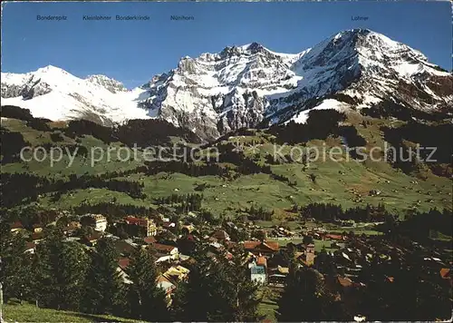 Adelboden Bonderspitz Kleinlohner Nuenihorn Lohner Kat. Adelboden