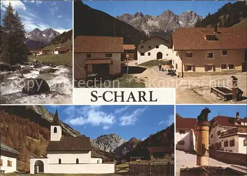 S Charl Kirche Brunnen Teilansicht Kat. Val S Charl