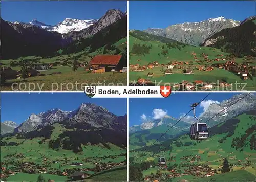 Adelboden Boden Luftseilbahn Ortsansichten Kat. Adelboden