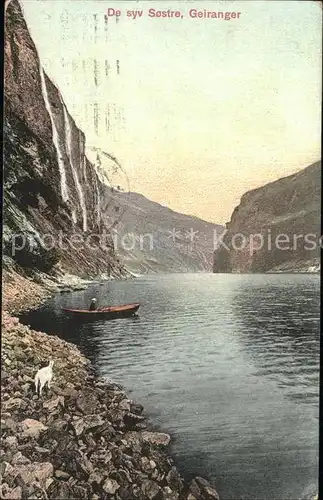 Geiranger syv Sostre Kat. Norwegen