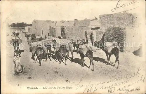 Biskra Une Rue Kamel Kat. Algerien