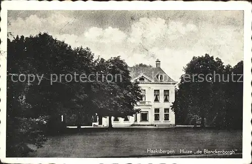 Haaksbergen Huize de Blanckenborgh Schloss Kat. Haaksbergen