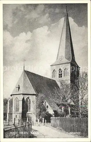 Borne Overijssel Ned Herv Kerk Kirche Kat. Borne