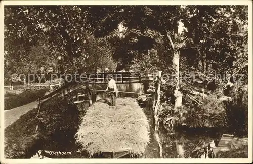 Giethoorn Kahn Wasserstrasse Kat. Steenwijkerland