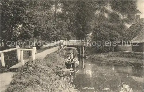 Giethoorn Kahn Wasserstrasse Kat. Steenwijkerland