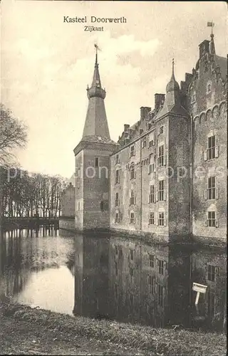 Doorwerth Kasteel Zijkant Kat. Doorwerth