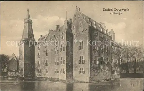 Doorwerth Kasteel Achterzijde Kat. Doorwerth